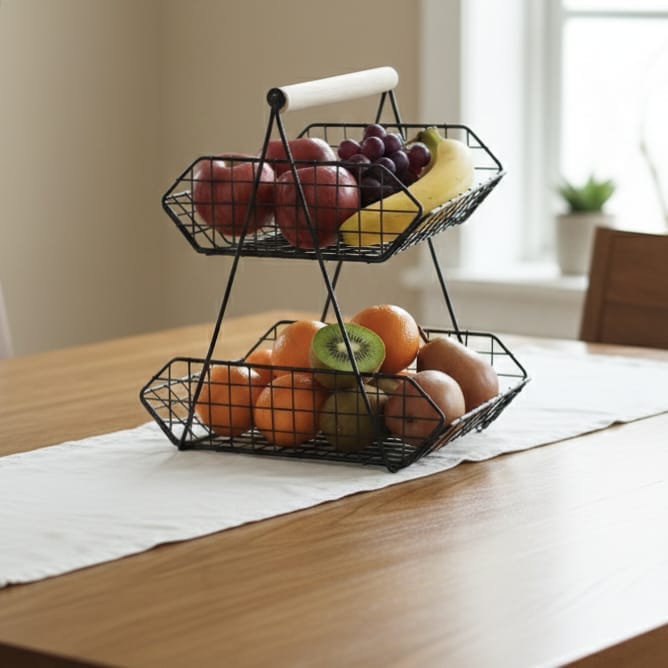 Super Stylish 2 Tier Basket - Image 1